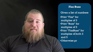 Fizz Buzz Interview Question (Python)