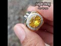 CINCIN PRIA . YELLOW SAPPHIRE x NATURAL DIAMONDS . PERAK HANDMADE. 91-191121-02