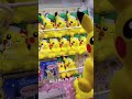 UFO catcher claw machine winning streak in Japan Pokémon hello kitty Disney plushies win #shorts