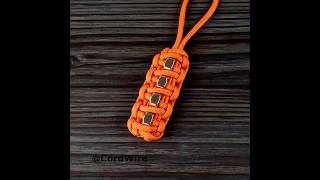 Hex Nuts Paracord Keychain #shorts