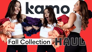 Kamo Fitness Try-On Haul featuring leggings, flare pants, tops and jackets!