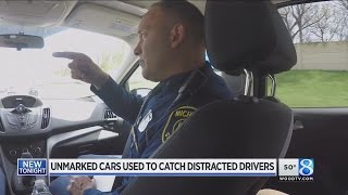 Unmarked cars help MSP catch distracted drivers