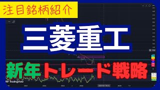 【三菱重工 分析】年明けのトレード戦略はこれだ！