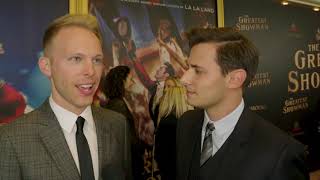 The Greatest Showman New York World Premiere - Itw Pasek Paul (Official video)