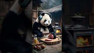 可爱的中国大熊猫，神奇的AI Cute Chinese giant pandas, magical AI