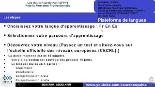 LA Plateforme Ofppt Langues