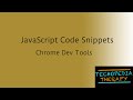 How To Run JavaScript In Google Chrome | Chrome Developer Tools