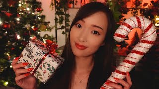 ASMR 🎄 Petite soirée détente avec moi (papiers cadeaux, stickers de Noël, bol de noisettes)