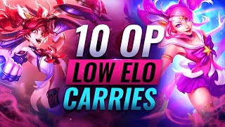 10 Most OP LOW ELO Carries for Season 12 - League of Legends Patch 11.24b