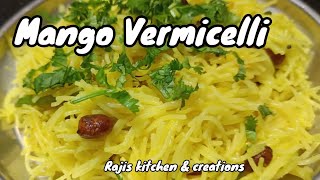 Mango Vermicelli Recipe/Mango Semiya Pulihora/Semiya Mango Bath