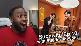 When SUGA Met SEVENTEEN WOOZI! (Suchwita EP.10 Reaction!)