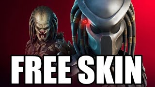 Easy way to get Predator Skin FREE #Fortnite