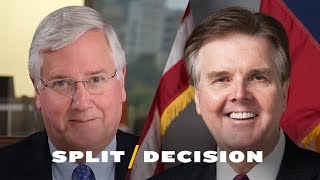 Split Decision: Mike Collier and Dan Patrick face off for Texas Lt. Gov.