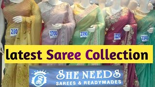 She needs saree collection||saree shopping Vlog||she needs Dilsukhnagar latest episode ||sarees vlog