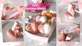 Valentine Gift Fortune Heart #Shorts ||| หัวใจเสี่ยงทาย ของขวัญวันวาเลนไทน์ Chocolate \u0026 Candy melt