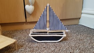 DIY Miniature boat for my coastal village