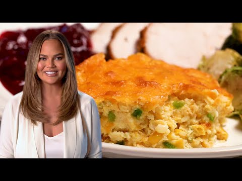 Chrissy Teigen Jalapeno Cheddar Corn Pudding