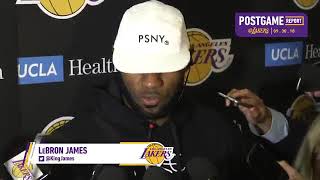 Lebron James Reflects On First Lakers Game