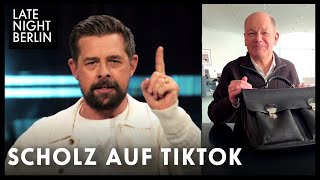 Olaf Scholz TikTok-Challenge: Schafft Klaas es, nicht einzuschlafen? | Late Nigh