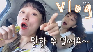 [여행vlog] 가평가는 차안에서 풀텐션❤️‍🔥 | 가평 닭갈비 구이 존맛이네요  | 술 게임은 언제나 재미지다 | 순대는 쌈장인가 초장인가 소금인가 |