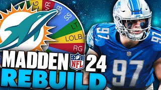 Spin The Wheel Fantasy Draft Rebuild Of The Miami Dolphins! Madden 24 Franchise