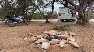 Cibola National Forest: Dispersed Camping - Touring Red Cloud Campground - Gallinas Peak, New Mexico