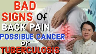Bad Signs of Back Pain: Possible Cancer or Tuberculosis - by Dr Jeffrey Montes and Doc Willie Ong
