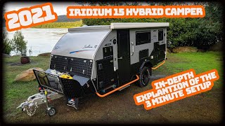 2021 IRIDIUM HYBRID - Detailed 3 Minute Setup - SIGNATURE CAMPER TRAILERS