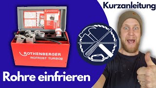 Dismantling radiators under pressure | Freezing pipes | Rothenberger ROFROST TURBO R290