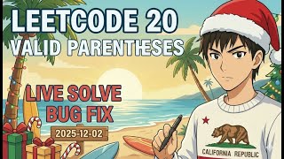 Master Stacks in Python: Valid Parentheses (LeetCode 20) Solution 2025-12-02 001