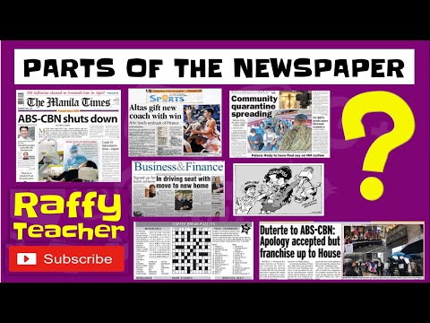 What are the types of newspaper?