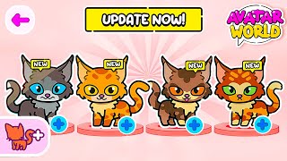 ¡NUEVOS GATOS! 🙀 ¡CREADOR DE MASCOTAS! NUEVOS SECRETOS Y ERRORES EN AVATAR WORLD