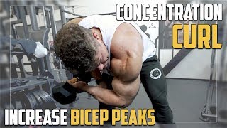 Concentration Curls for Bicep *PEAKS* | Exercise Tutorial