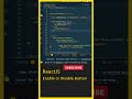 React JS Tutorial, React Form (Enable/Disable Button), React JS in Telugu, React Course, Learn React