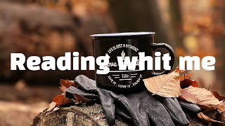 Day 163 Reading for more than 30 minutes🔥Reading whit me🏕장작ASMR🕕집중up⛺CampFire SOUND🎵 fireplace