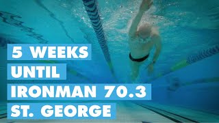 Can I train for a half Ironman in 6 weeks? Ironman 70.3 St. George triathlon training vlog