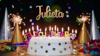 Feliz Cumpleaños 🎉 JULIETA 🎉