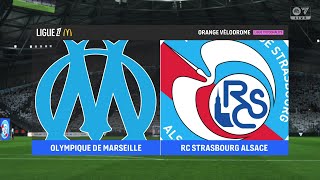 EA SPORTS FC 25 Gameplay - Olympique de Marseille vs. RC Strasbourg Alsace