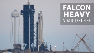 Watch live as SpaceX test fires the Falcon Heavy rocket