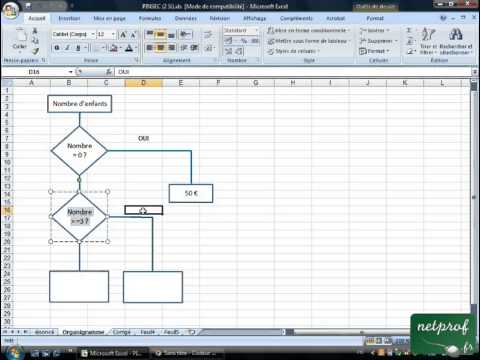 Excel : Fonction Si Imbriquée (Exercice 1) - YouTube