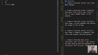 JavaScript 1 - Week 3 - Functions Exercises