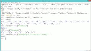 Python Program - Pangram or NOT