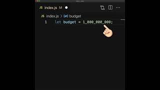 JavaScript 2021 New Numeric Separators
