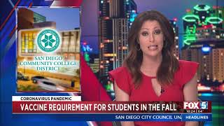 KSWB-SD (FOX): Vaccine Requirement for Student in the Fall