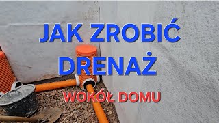 JAK ZROBIĆ DRENAŻ #drenaż #domy #budowanie #ciekawostki #praca #pieniądze