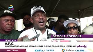 APC Guber Aspirant Demands Level Playing Ground From Party Leadership |  NEWS