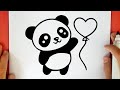 COME DISEGNARE UN PANDA KAWAII