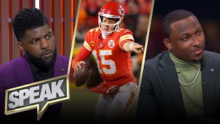 What statement did Patrick Mahomes make in the AFC Championship Game? | NFL | SPEAK