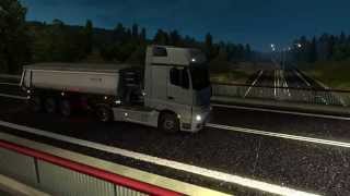 Euro Truck Simulator 2 #3 Странный светофор и ДТП.