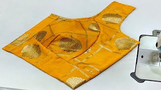 Katori Blouse Cutting and Stitching tutorial कटोरी ब्लाउज की कटिंग